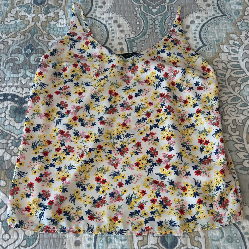 Banana Republic Multicolor Floral Camisole